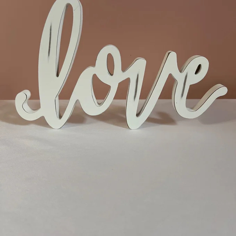 Love Word in Cursive
