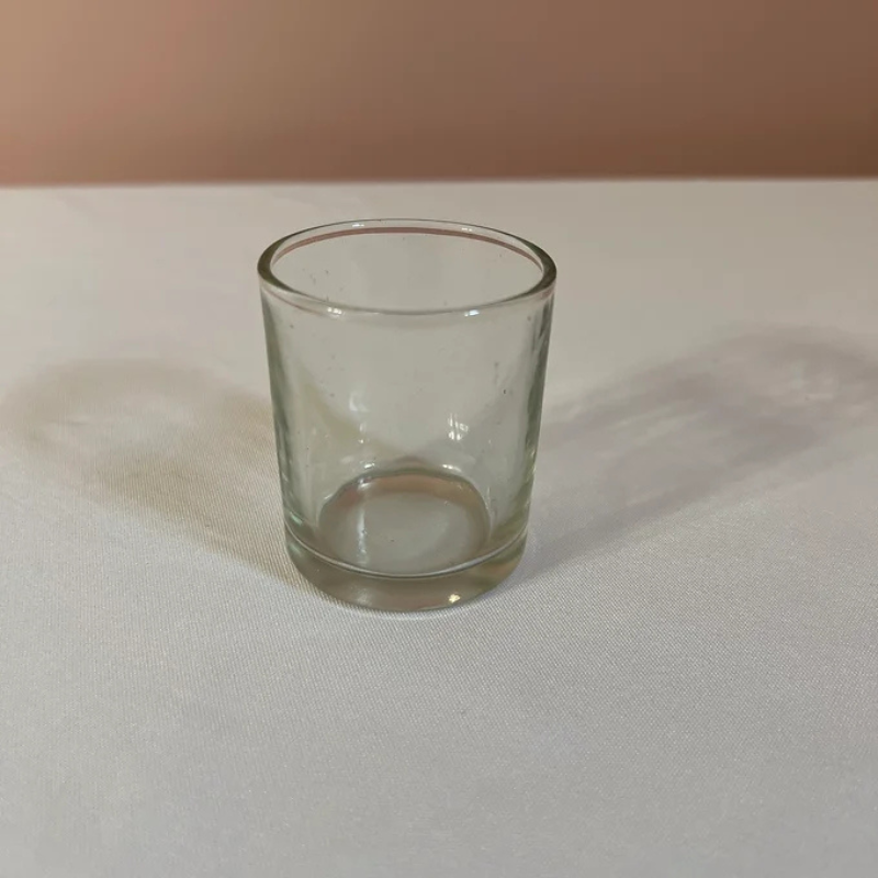 Clear Candle Holder