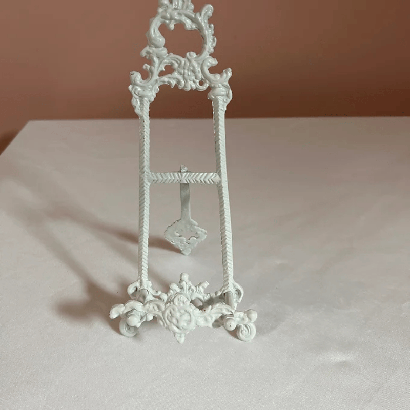 Small Decorative White Easel
