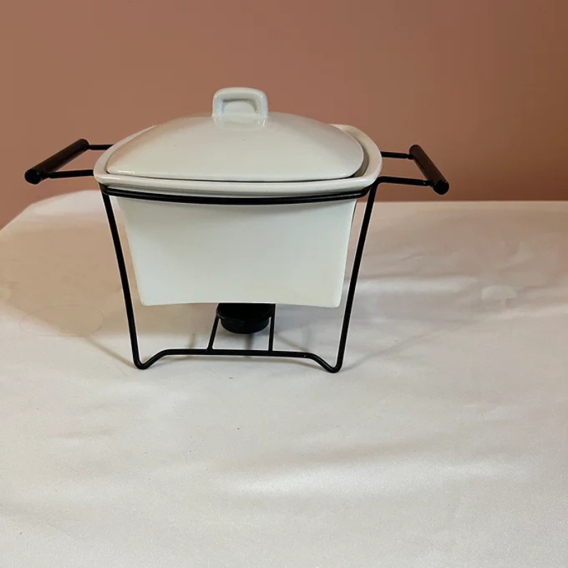 White Porcelain Warmer