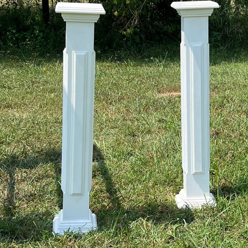White Wedding Columns 48 inches