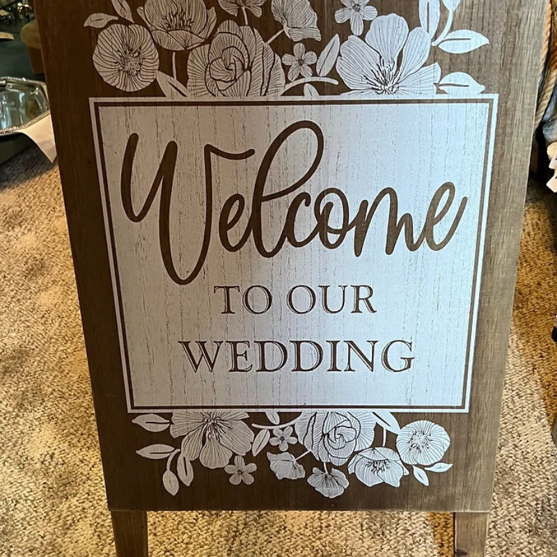 Welcome to Our Wedding Sign