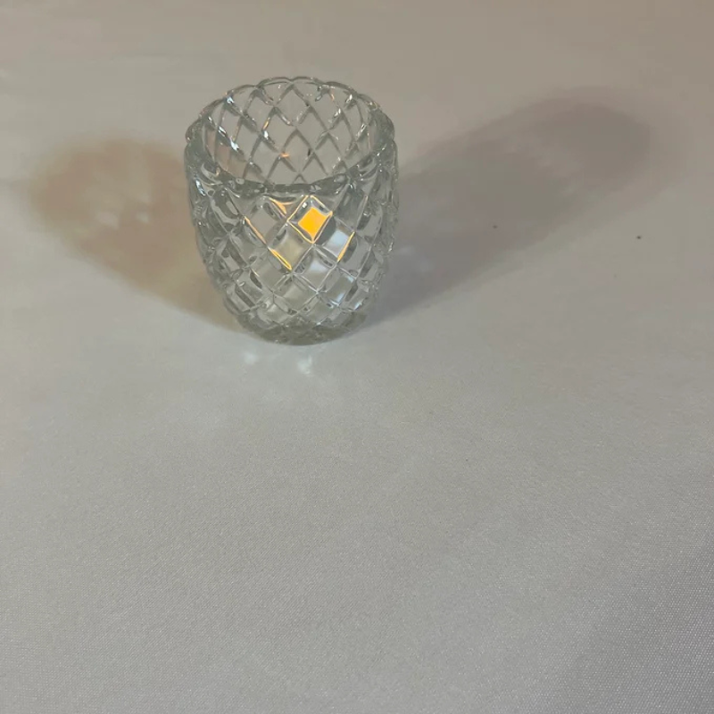 Diamond Cut Candle Holders