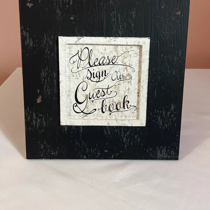 Please Sign Our Guest Book sign