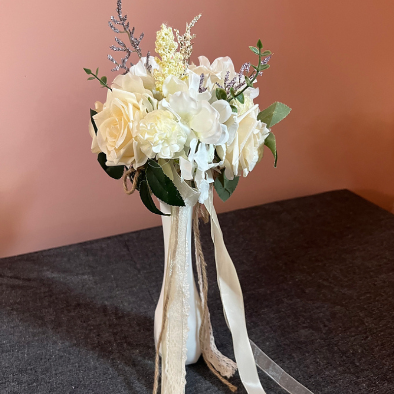 Ivory White  Bridal Bouquet