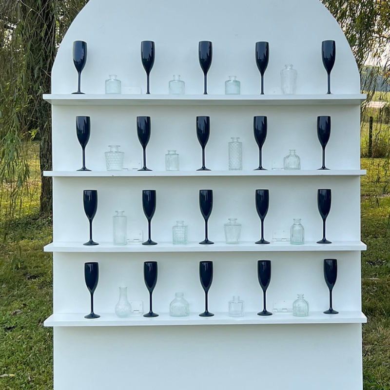 Arched Champagne Wall