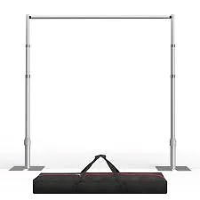 Silver Pipe  Drape Backdrop Stand Kit  10ft x 10ft Heavy Duty
