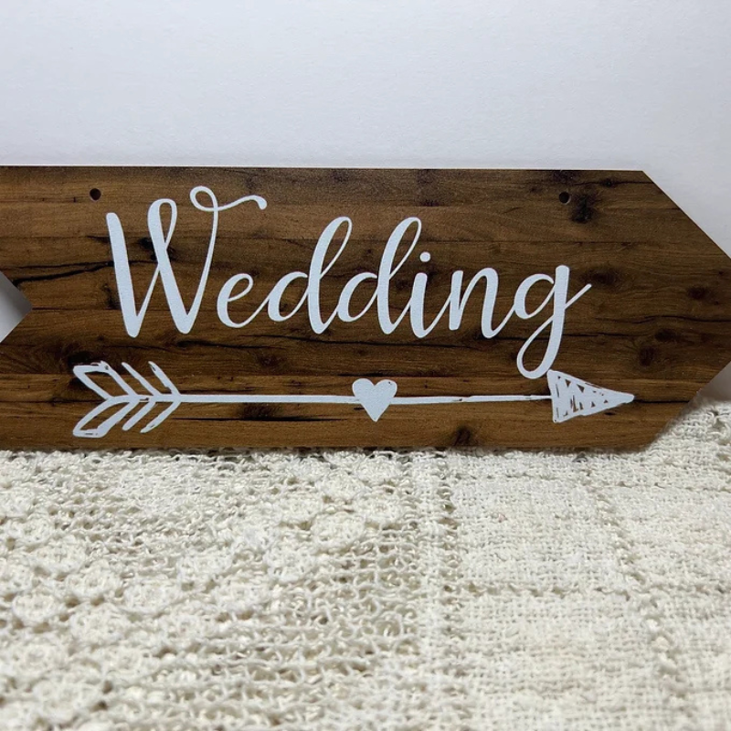 Wedding Directional arrow