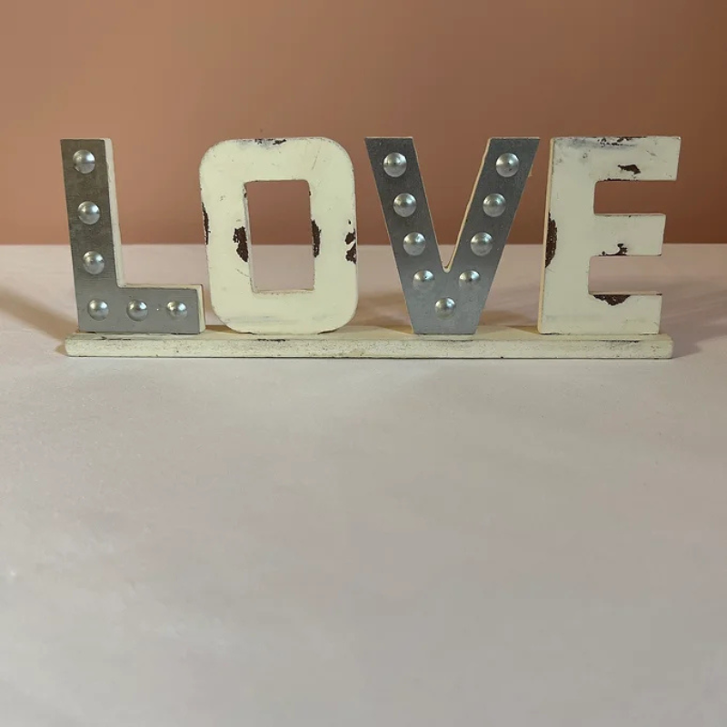 Centerpiece Love Word