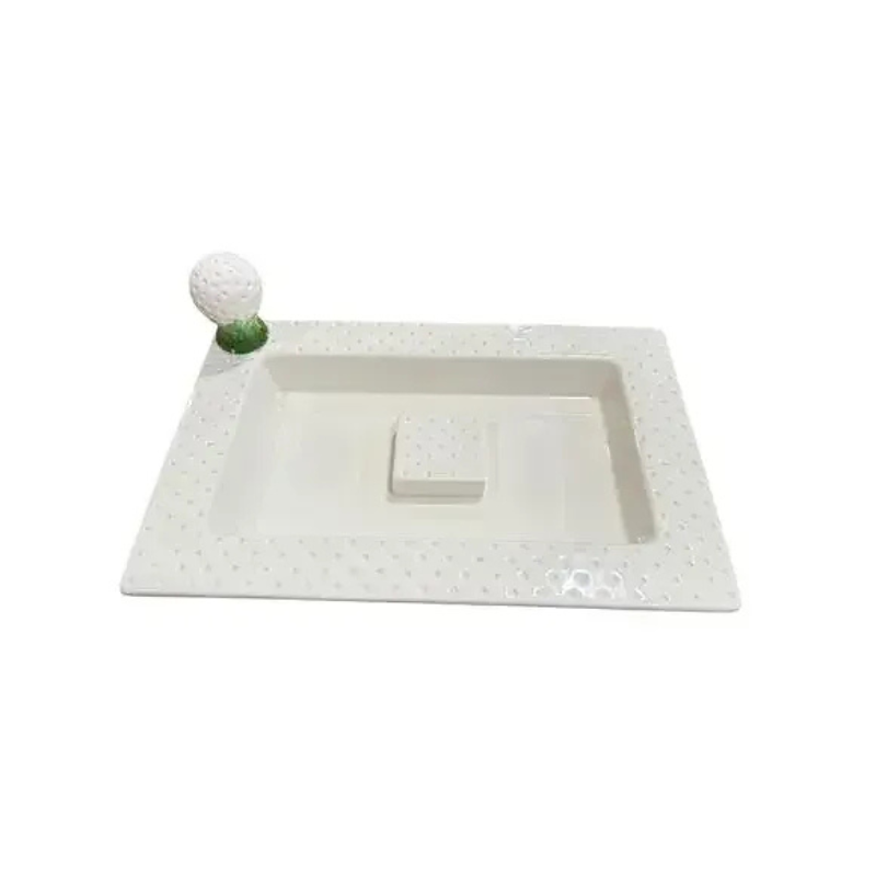 Nora Fleming Swiss Dot Rectangle Buffet Napkin Candy Dish