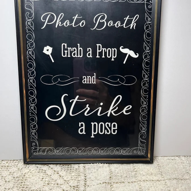 Photo Booth Grap a prop and Strike a Pose
