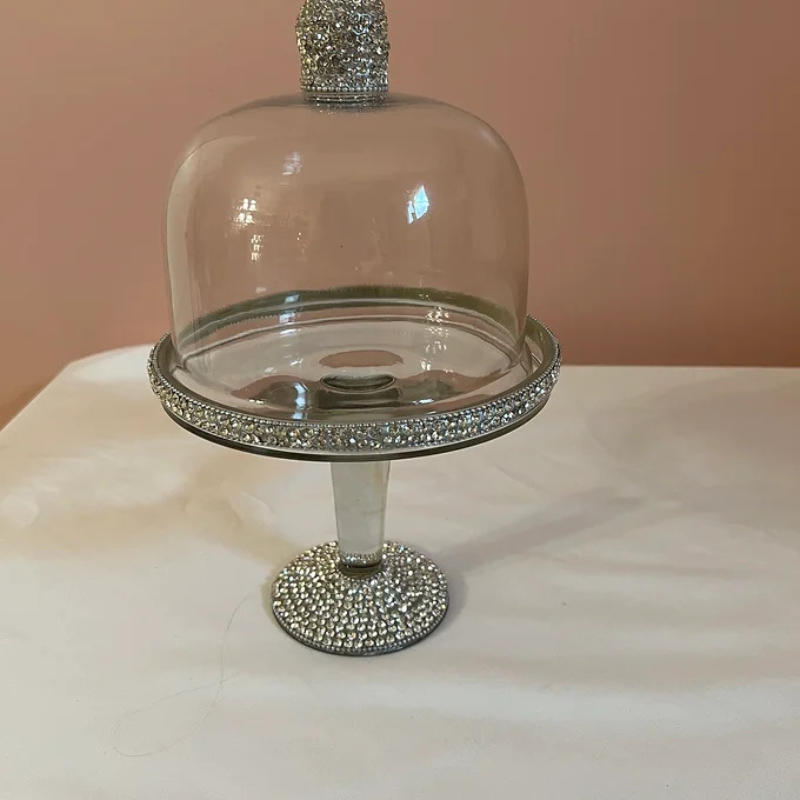 Sparkling Covered Dessert Stand 